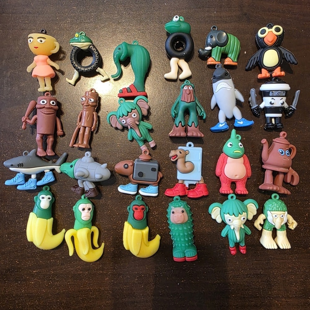 Brainrot Style Action Figure toy lot, 24 pcs Shantou,‎ Keychains
